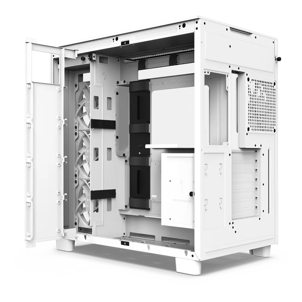 NZXT H9 Flow Edition in UAE  Buy (White) ATX Mid Tower Case