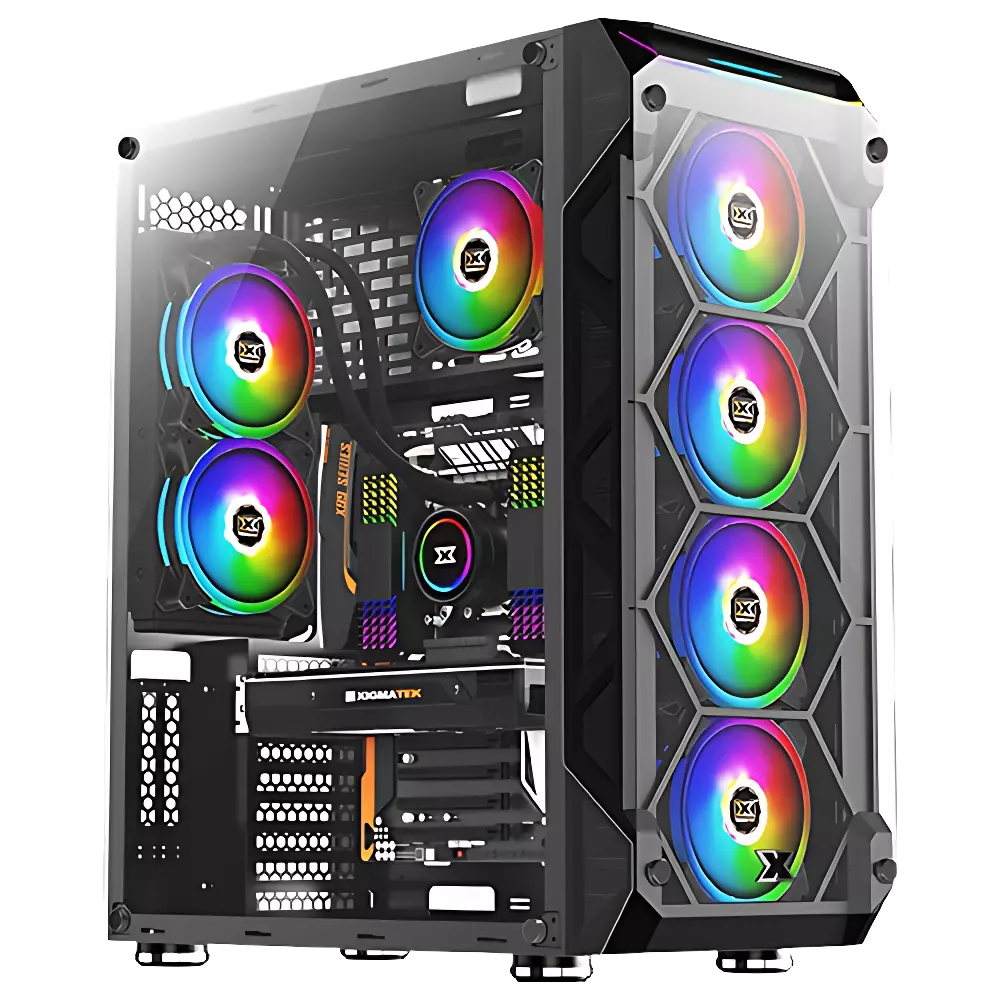 Xigmatek Overtake In Uae Buy Rainbow Rgb Gaming Case